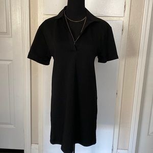 NWT ZARA Collared Dress (S) Black